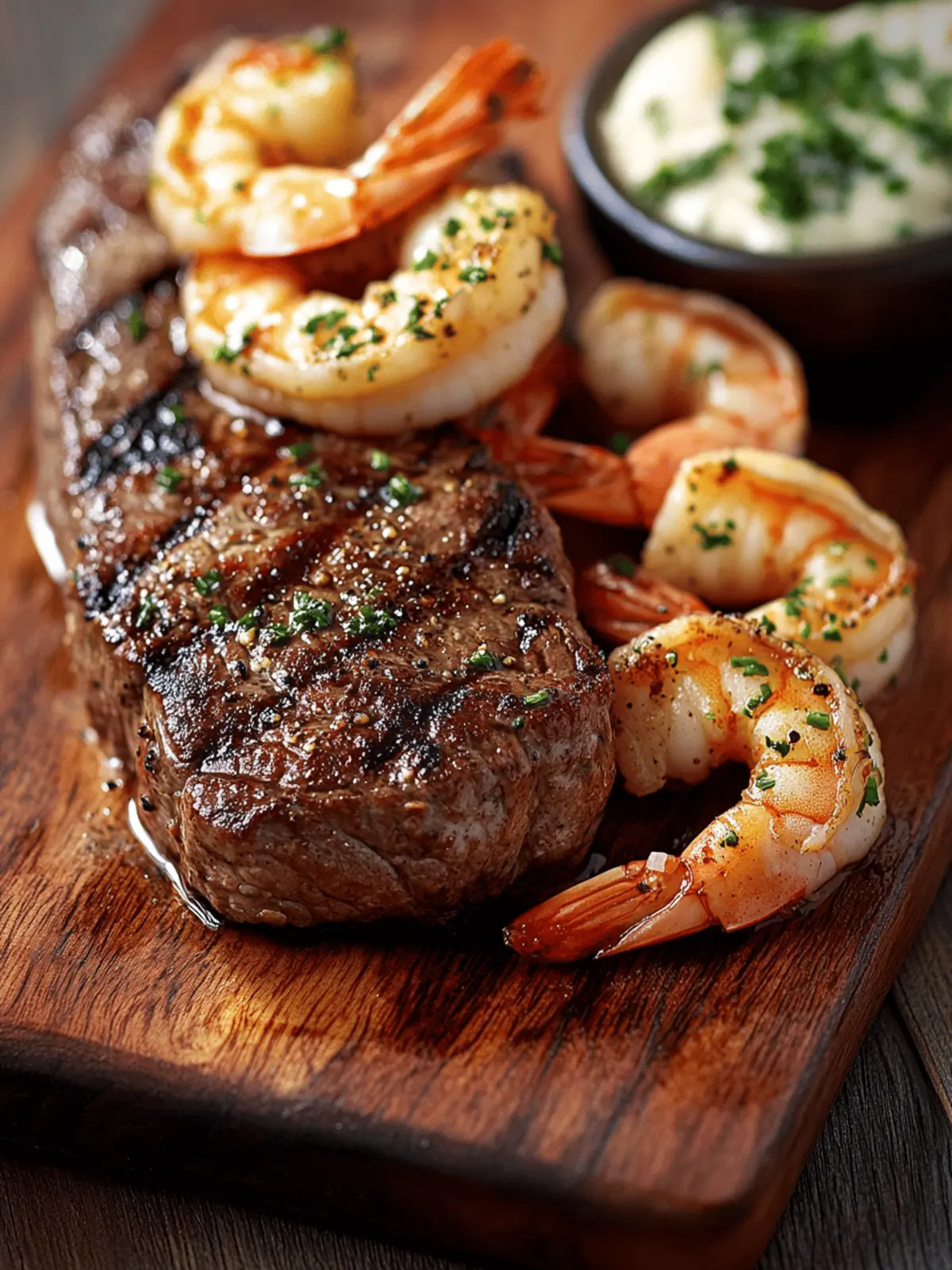 Steak and Shrimp