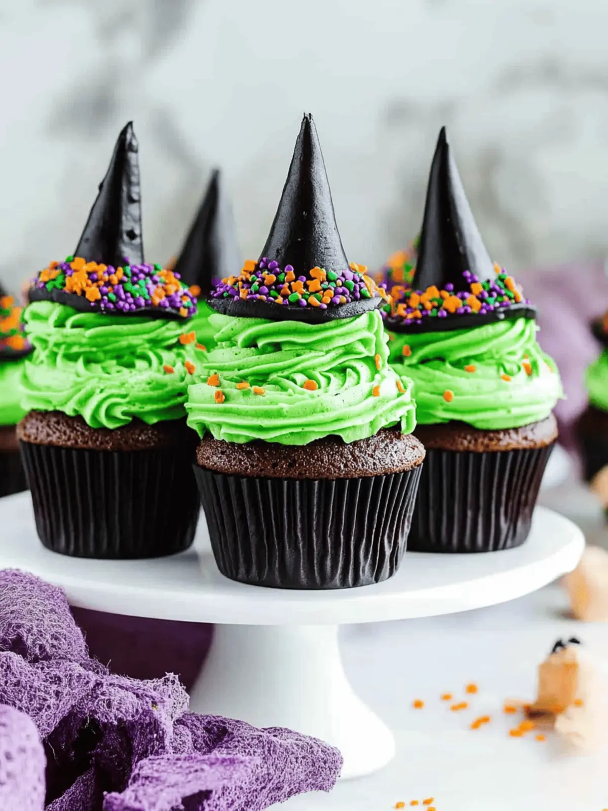 Witch Hat Cupcakes