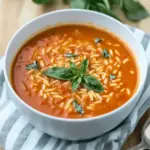 Hearty Tomato Orzo Soup