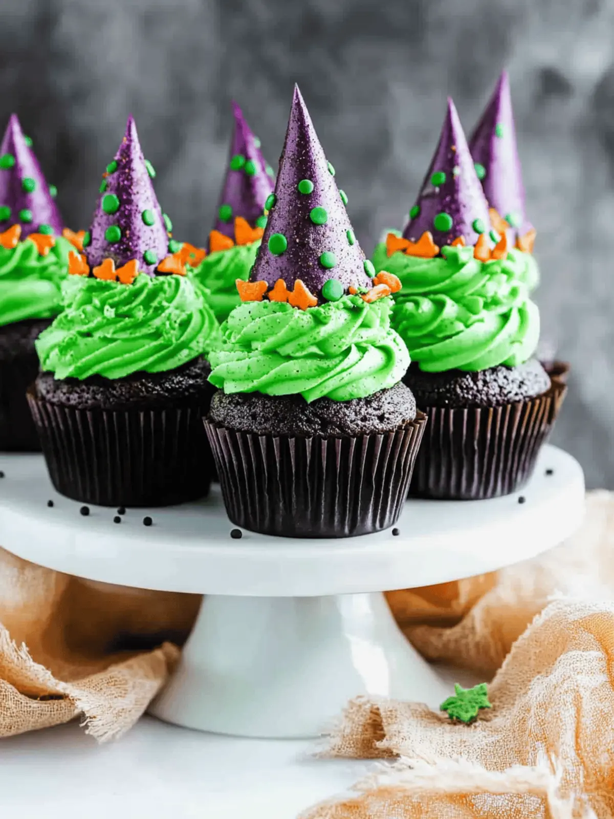 Witch Hat Cupcakes