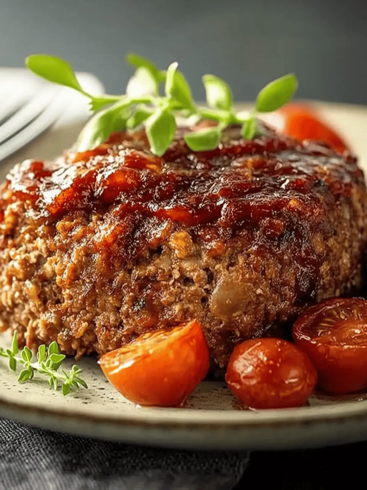 Meatloaf with Oatmeal