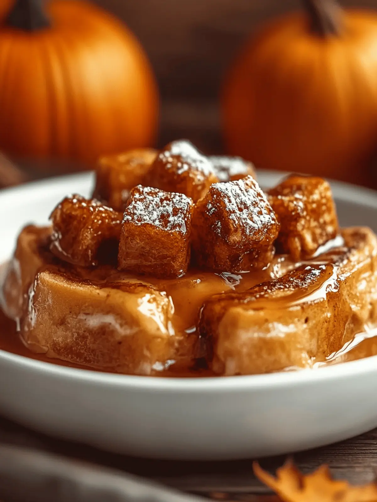 Pumpkin Spice French Toast Casserole