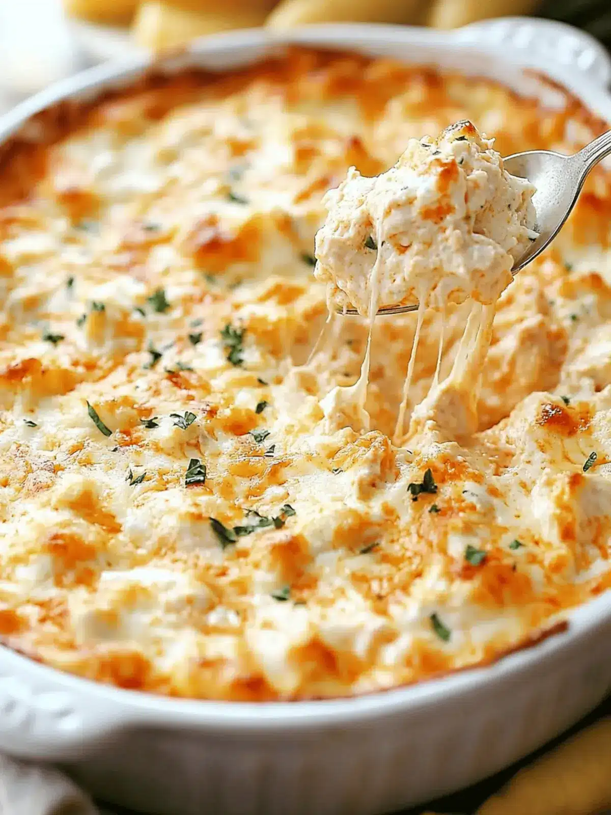 Greek Yogurt Buffalo Chicken Dip