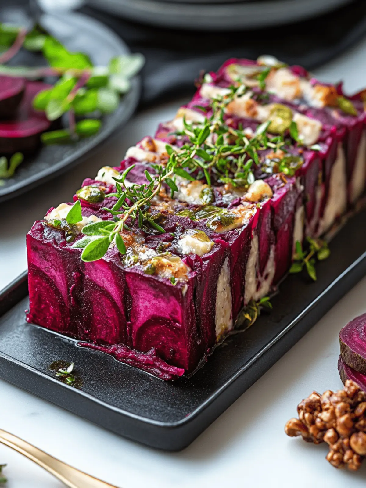 Beetroot and Goat’s Cheese Terrine