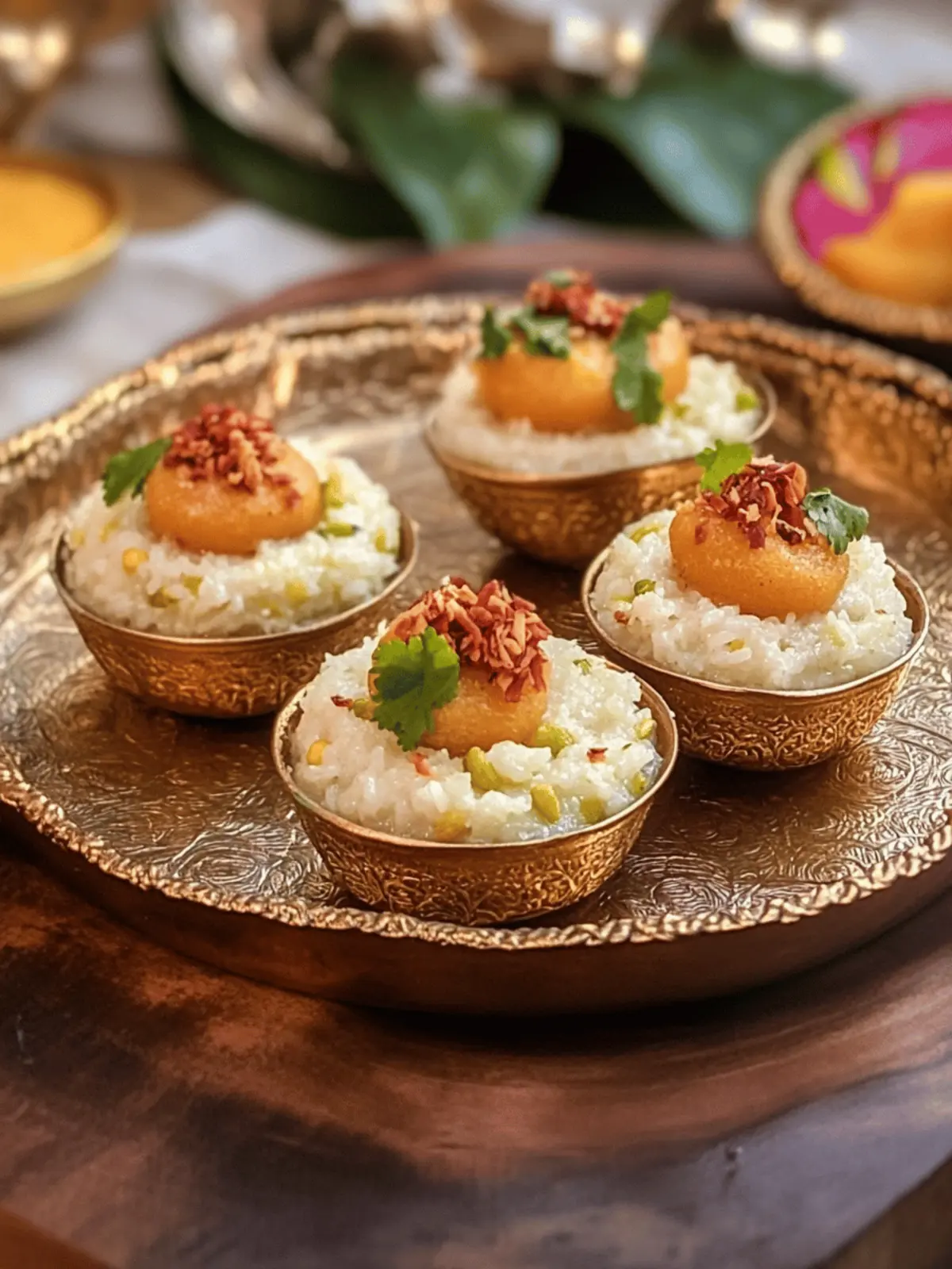Sitaphal Phirni In Motichoor Cups – Custard Apple Rice Pudding