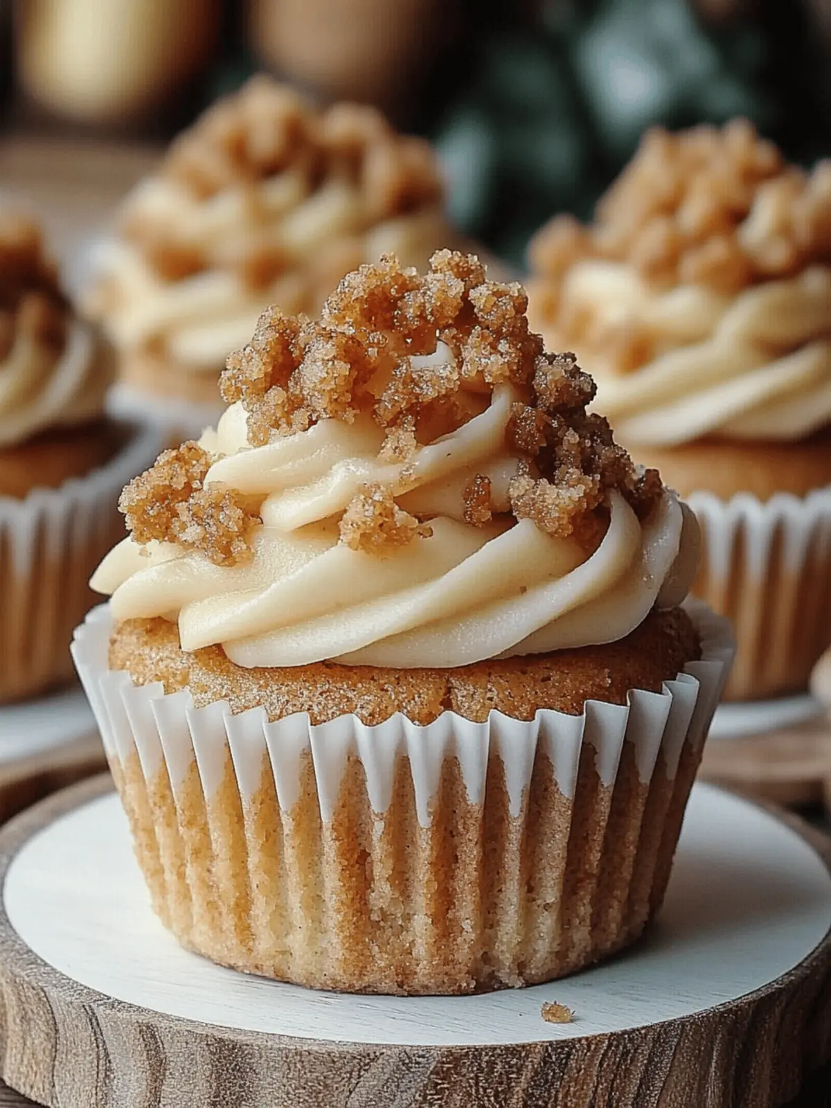 Apple Crumble Cupcakes