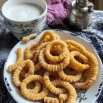 Crispy Butter Murukku with Besan and Rice Flour