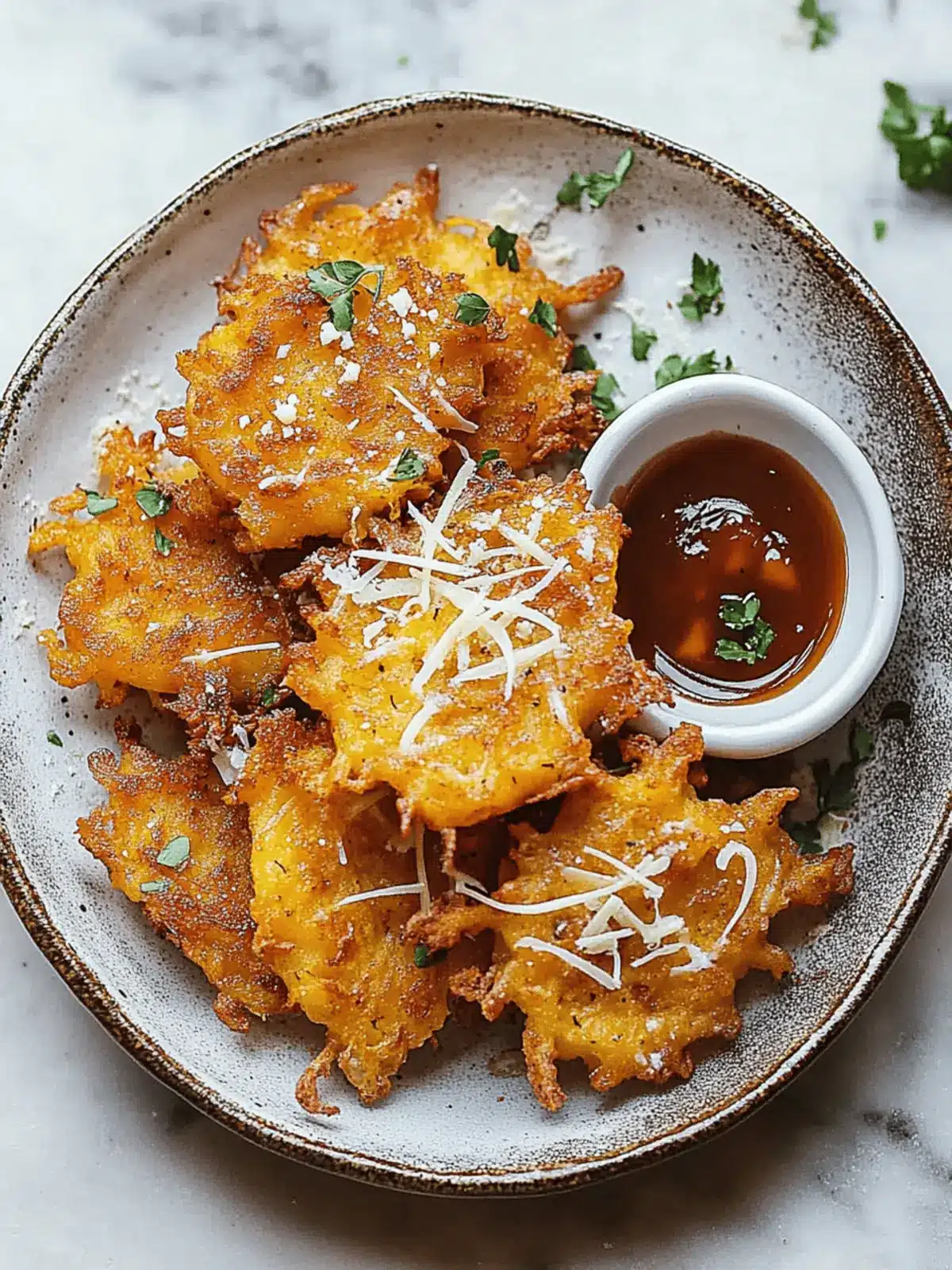 Parmesan Pumpkin Fritters