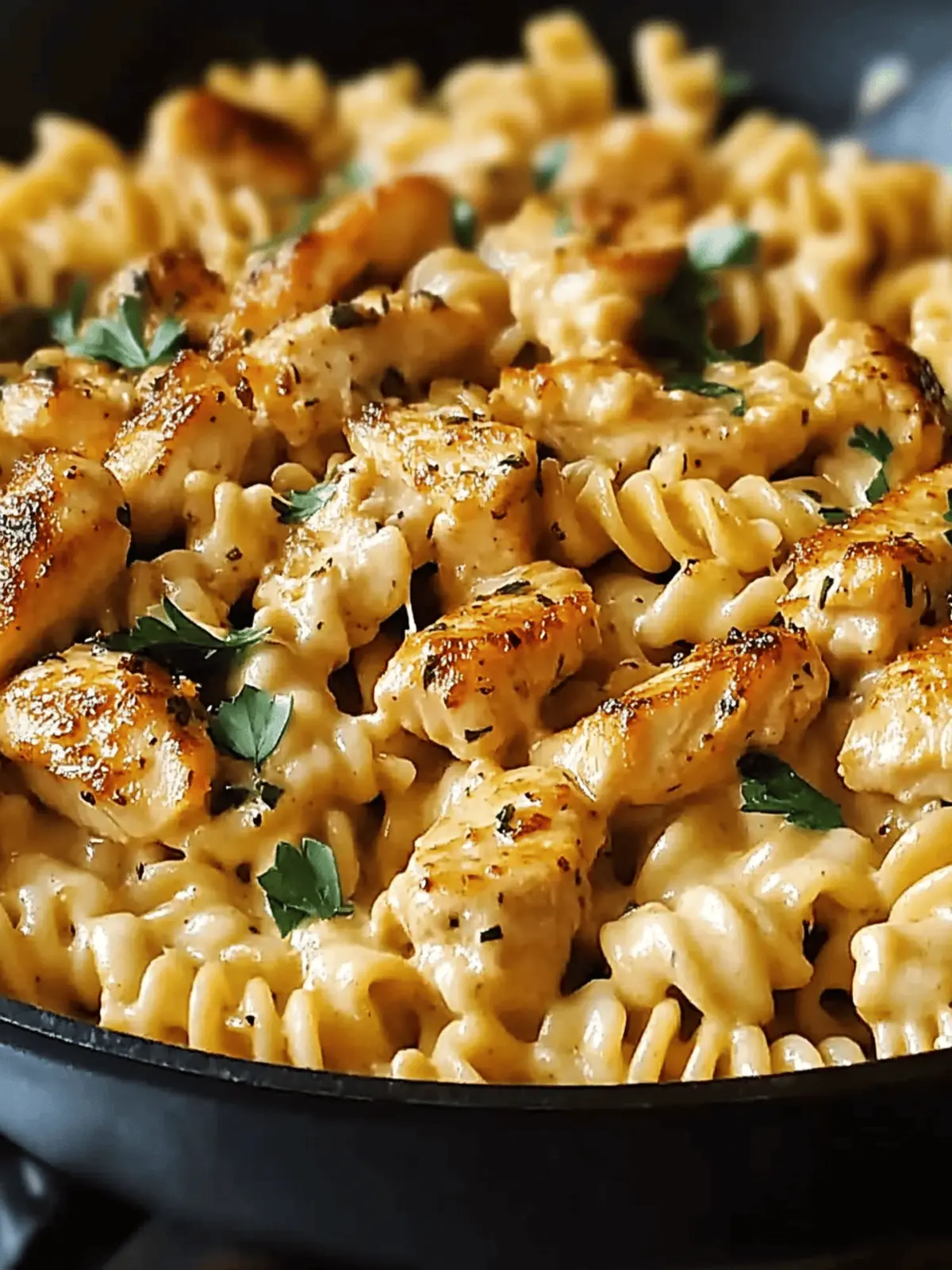 Cheesy Cajun Garlic Chicken Rotini Skillet for Unforgettable Comfort 4 Cheesy Cajun Garlic Chicken Rotini Skillet