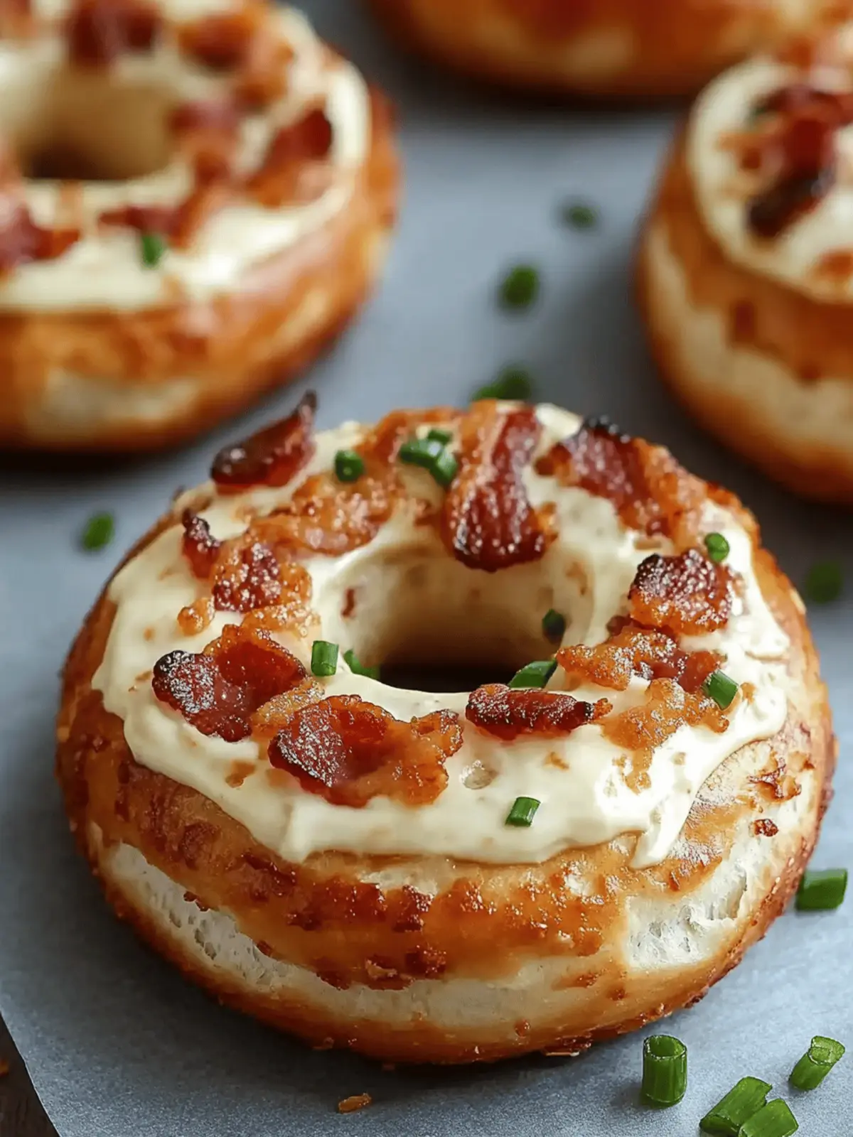 Bacon Cream Cheese Bagels: Epic Breakfast Bliss Awaits 2 Bacon Cream Cheese Bagels