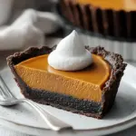 Dark Chocolate Pumpkin Tart