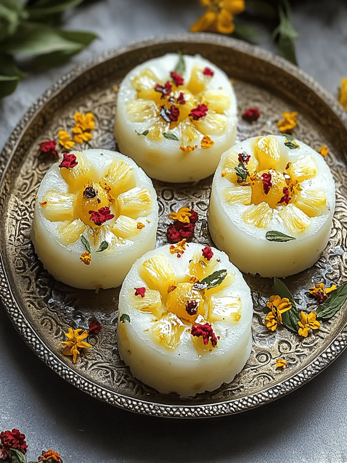 Pineapple Sandesh