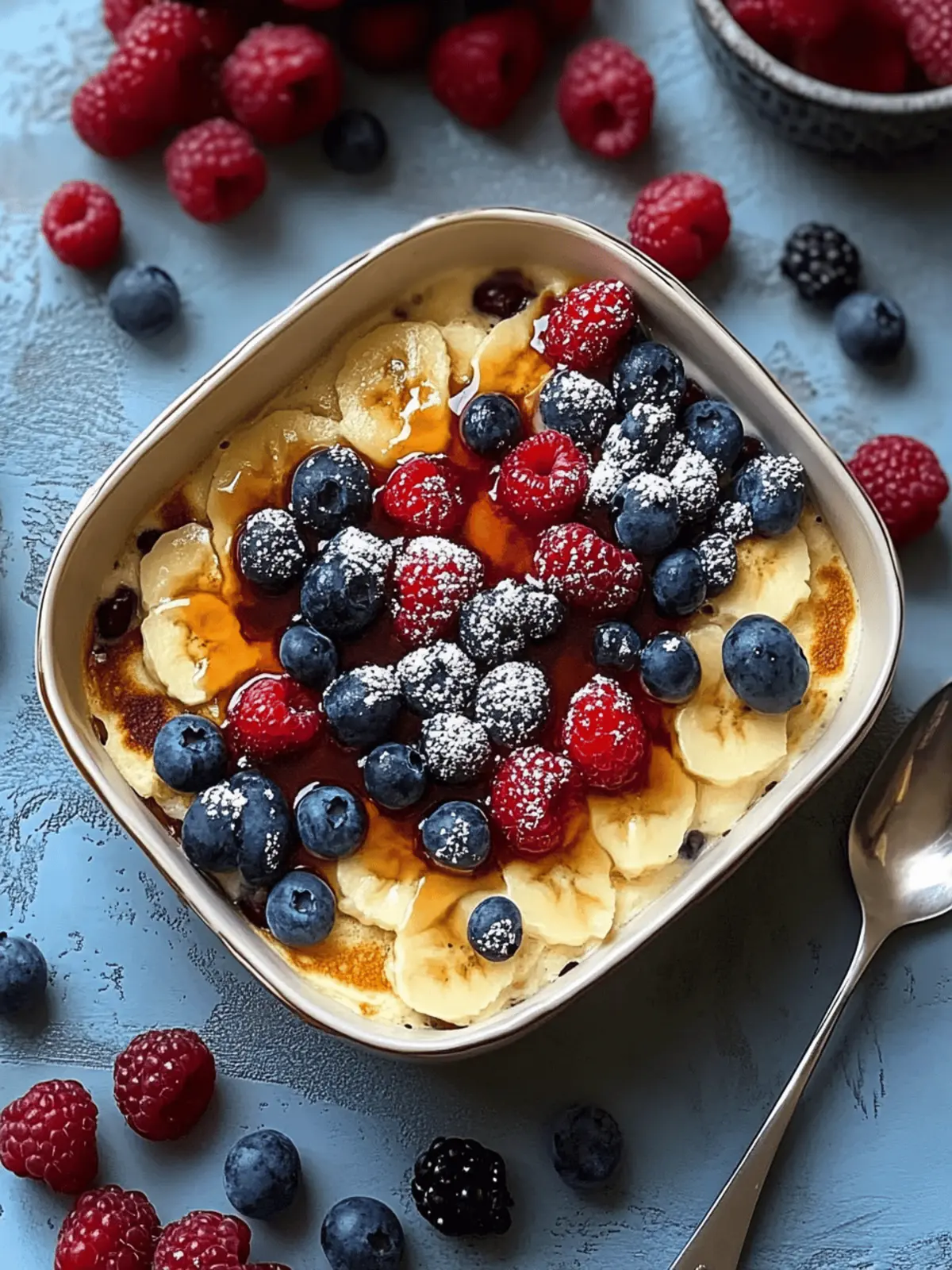 High Protein Pancake Bowl