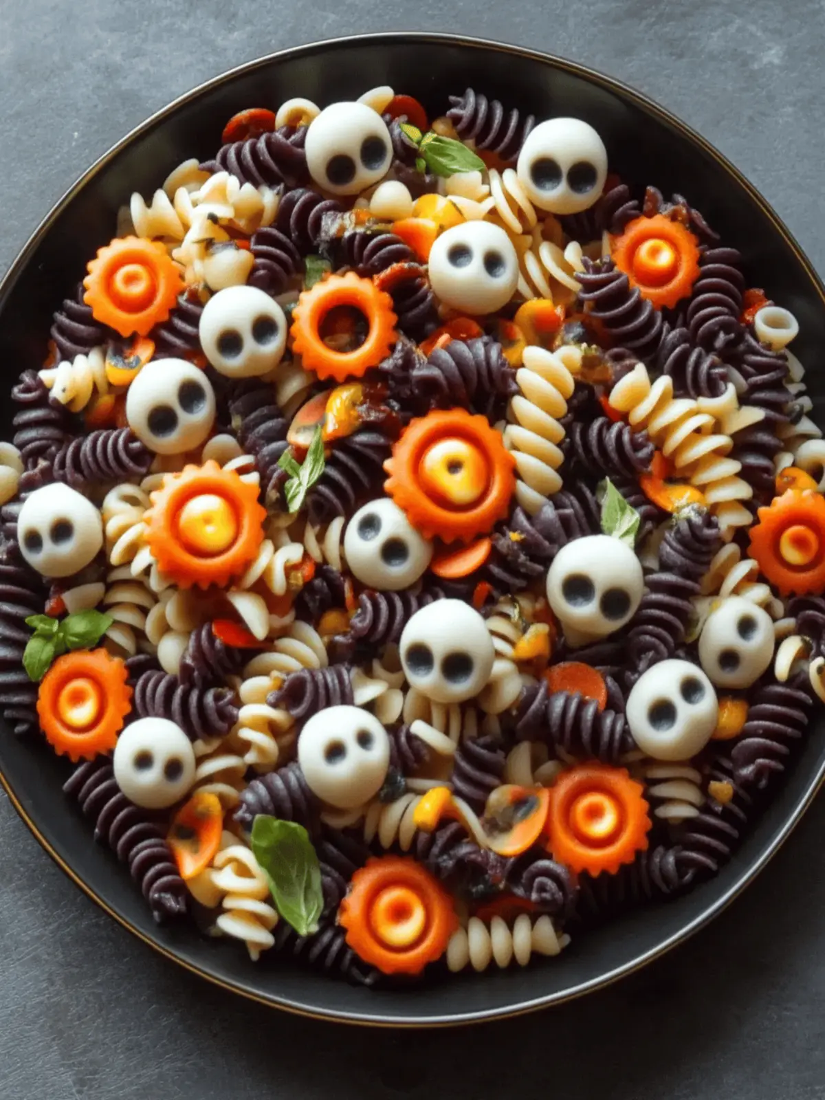 halloween pasta salad