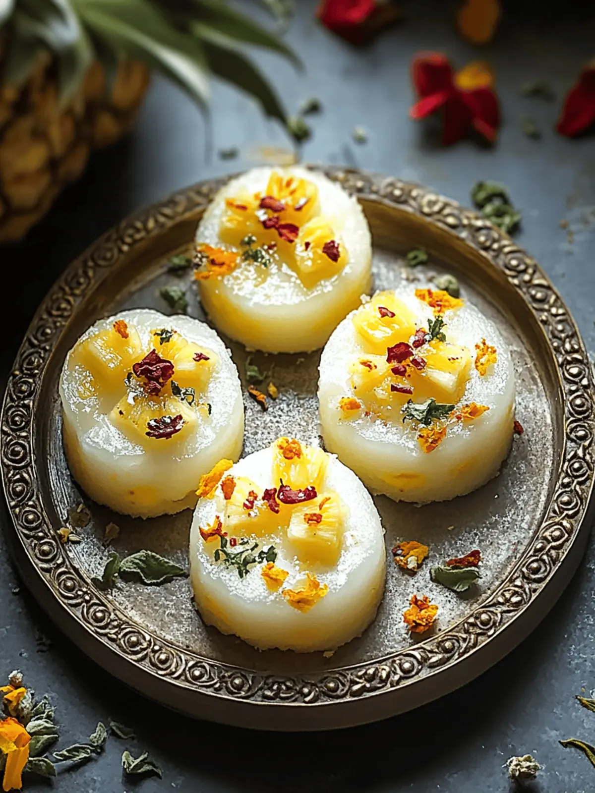 Pineapple Sandesh
