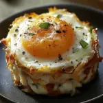 Baked Eggs Napoleon