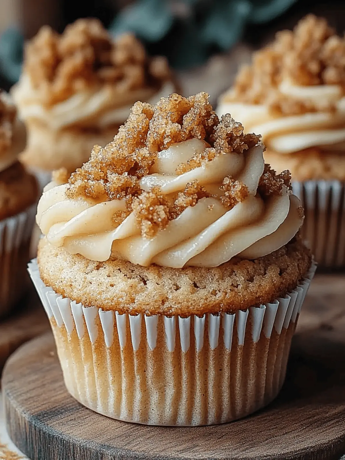Apple Crumble Cupcakes
