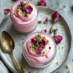 Rose Gulkand Shrikhand Cups