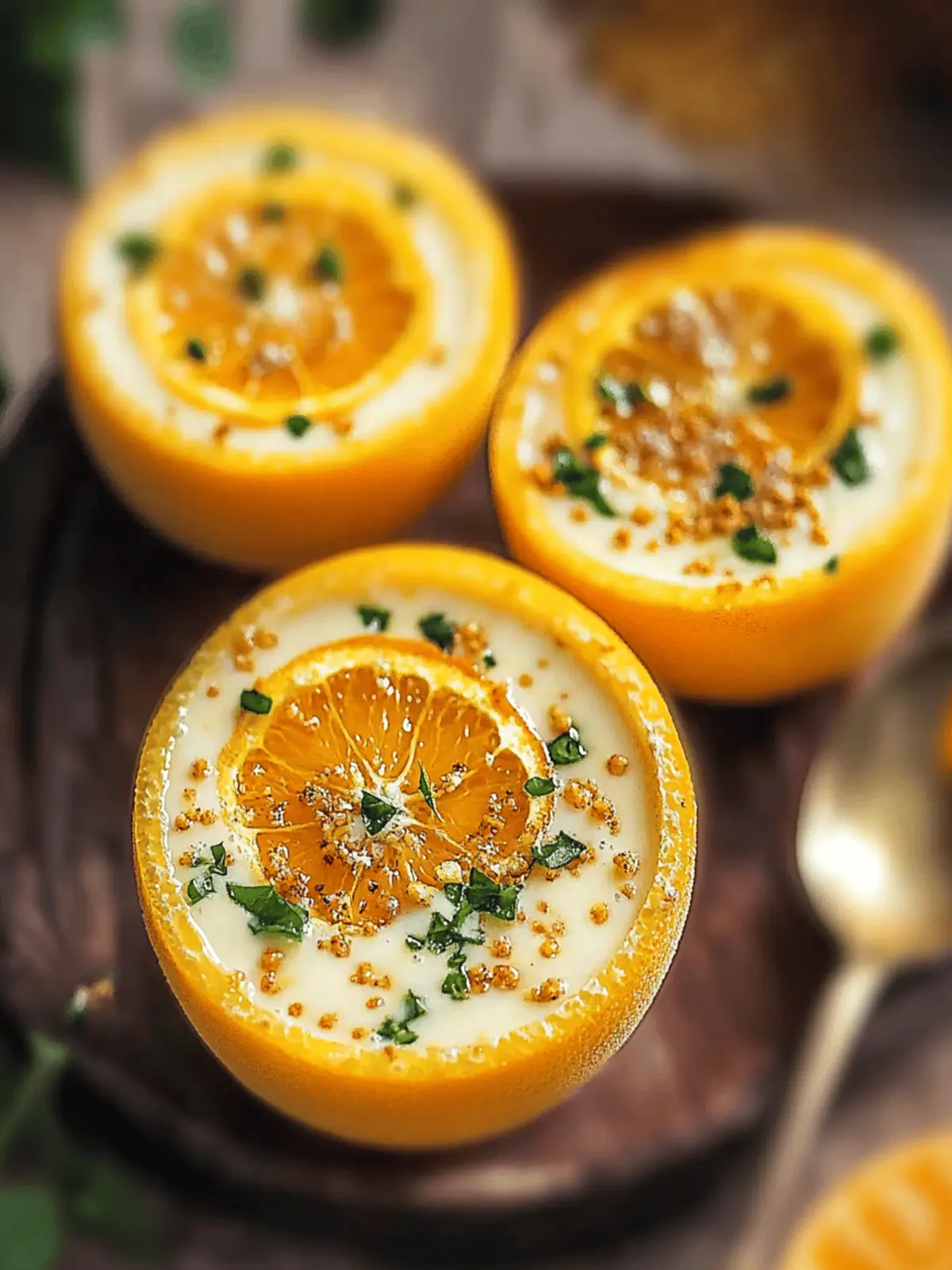 Orange Makhana Pudding