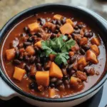 Sweet Potato & Black Bean Vegetarian Chili