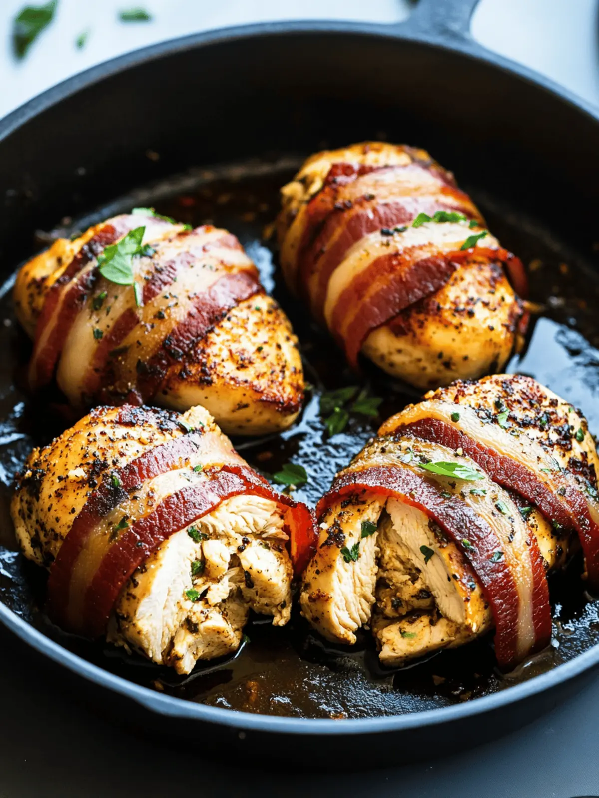 Chicken Breast with Bacon