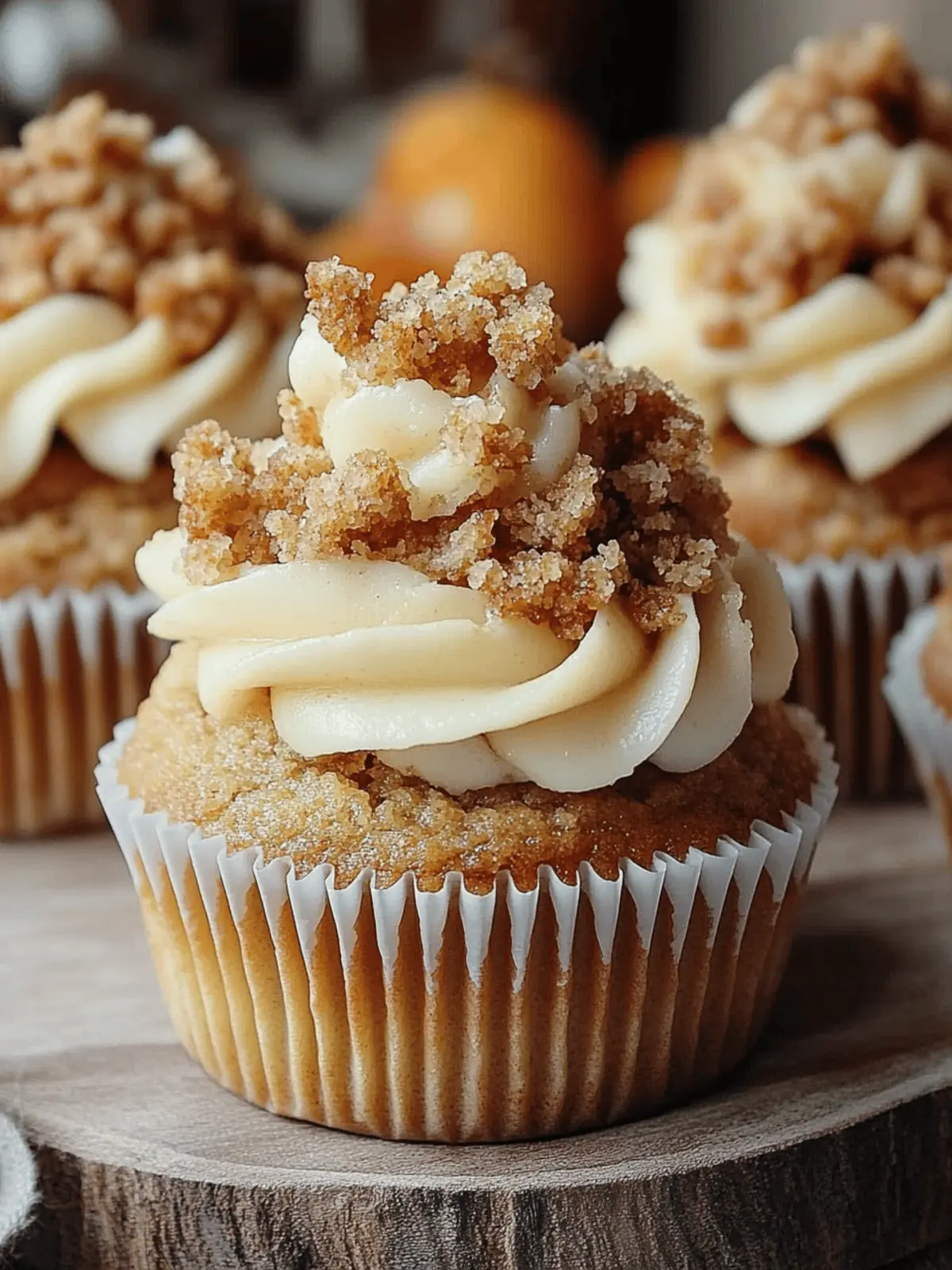 Apple Crumble Cupcakes
