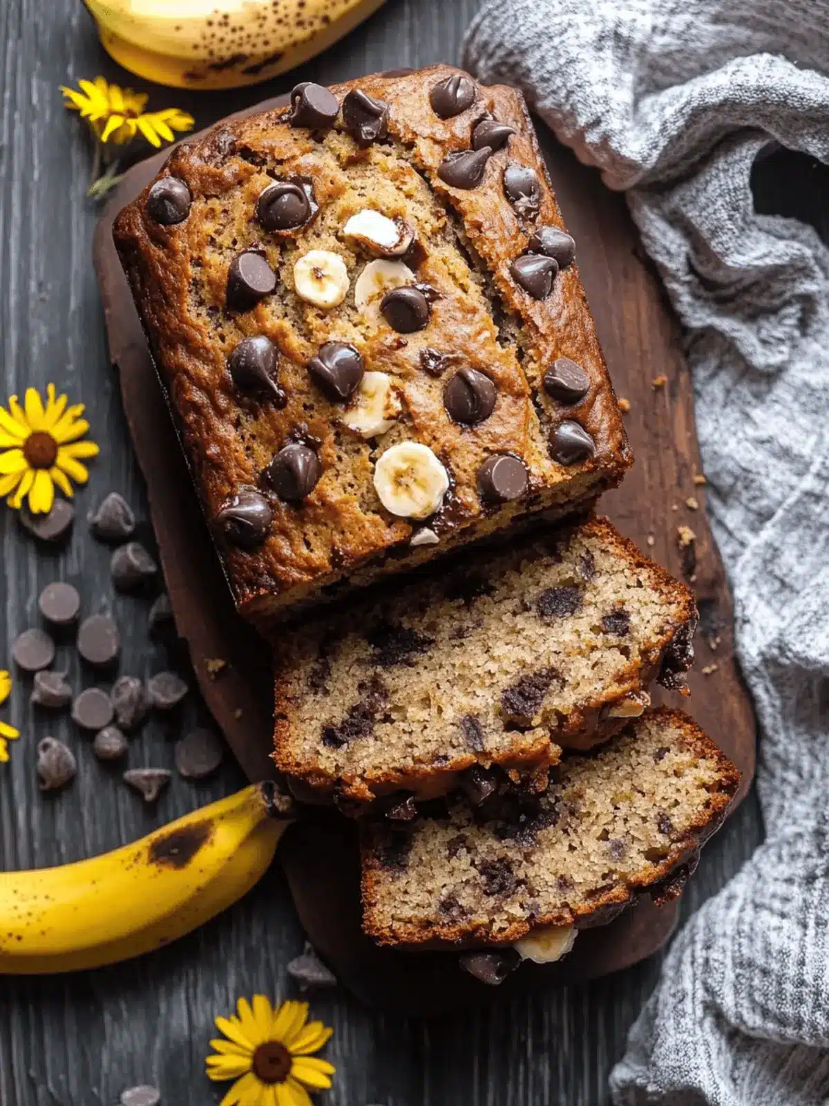 Miso Chocolate Chip Banana Bread