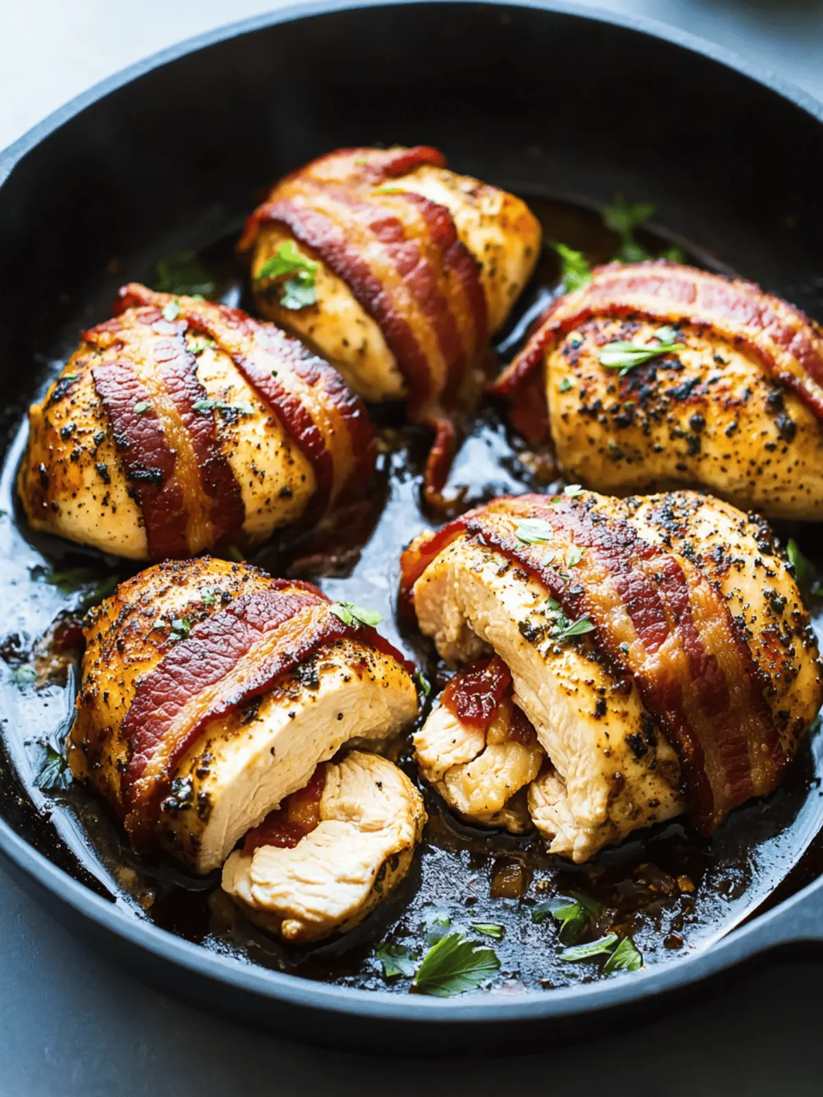 Chicken Breast with Bacon
