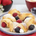 Stuffed Cream Cheese Crescent Rolls With Berries