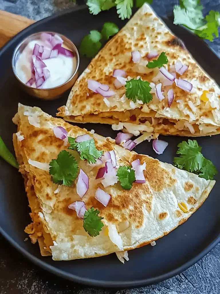 Pav Bhaji Quesadillas