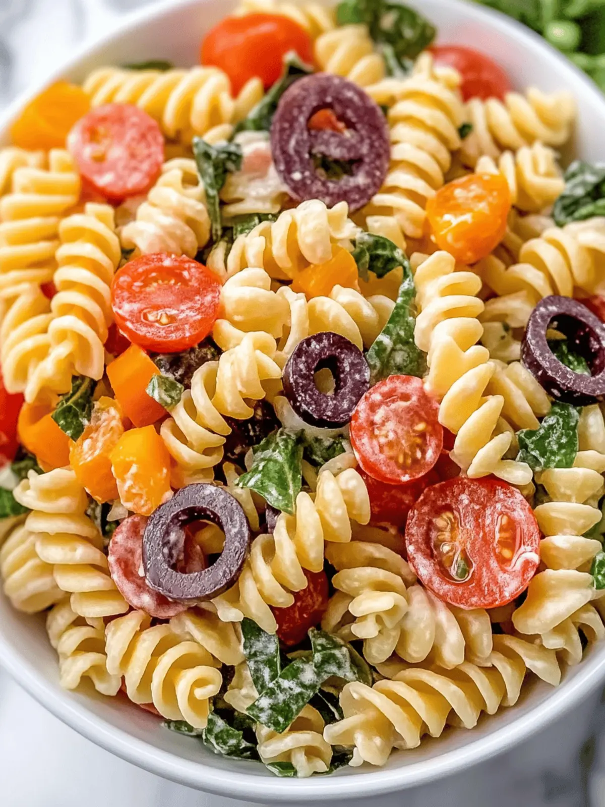 Italian Tri Color Pasta Salad