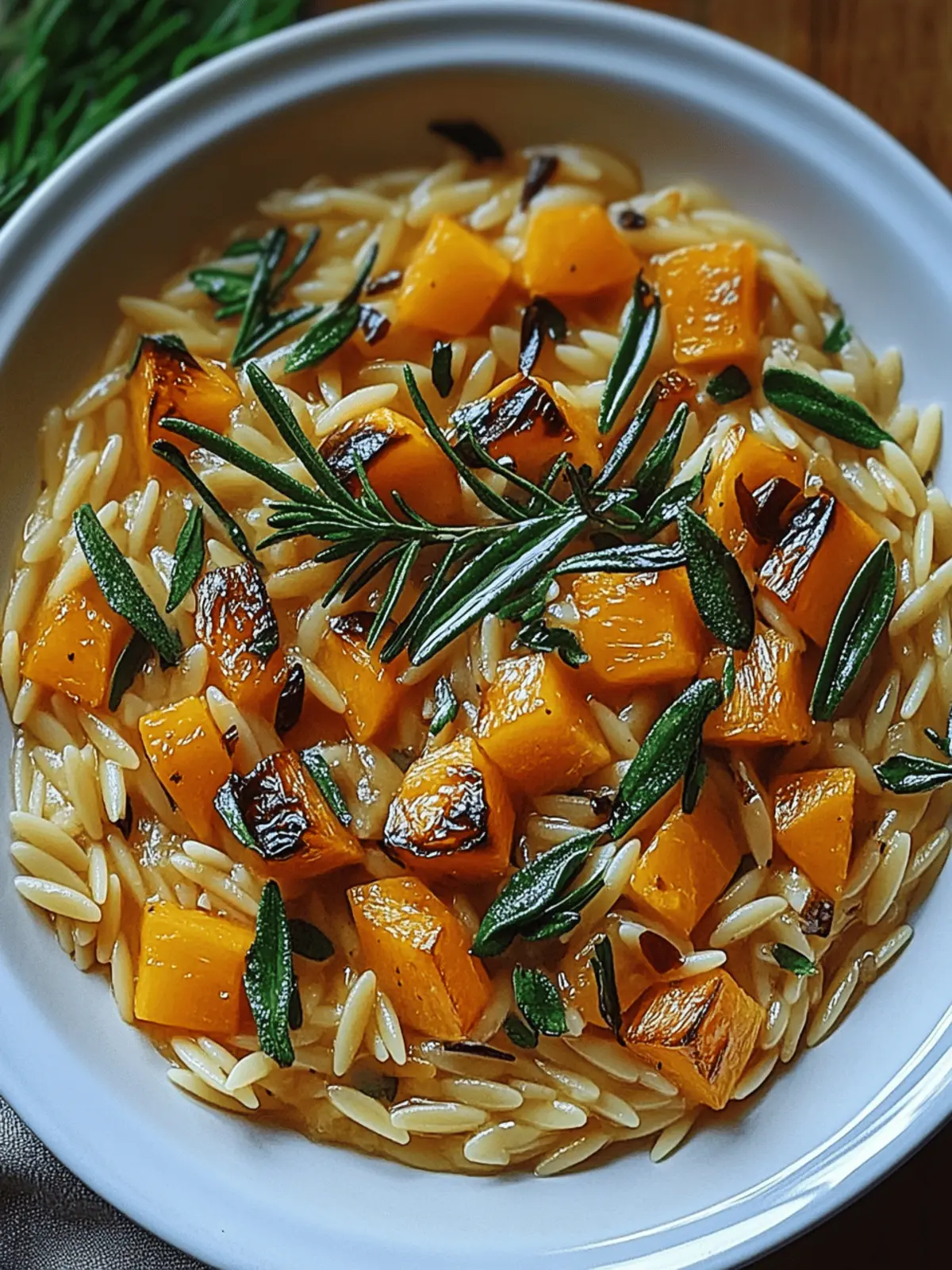 Orzo Roasted Butternut Squash