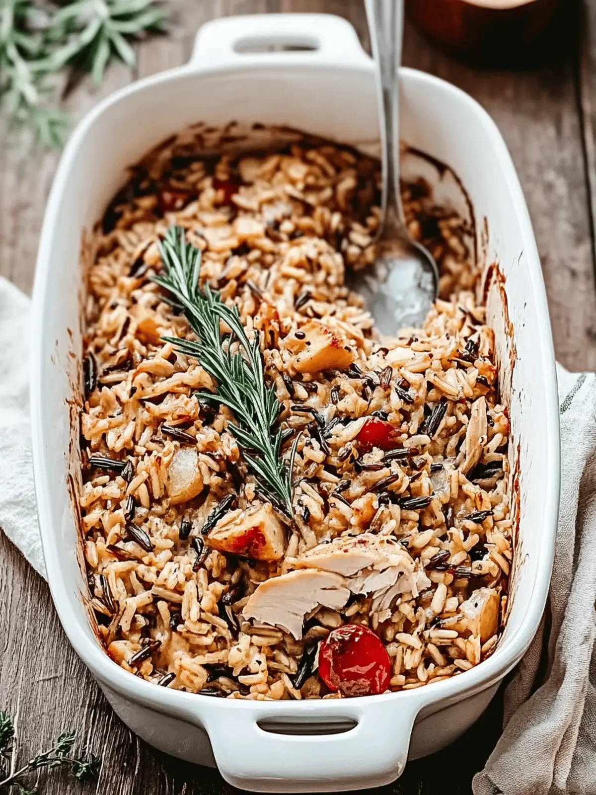 Hearty Turkey Wild Rice Casserole