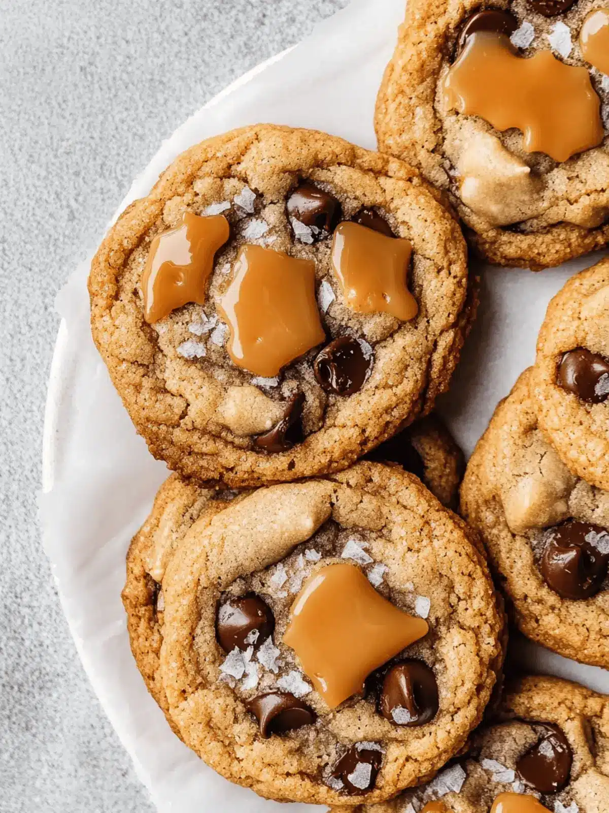 Caramel Chocolate Chip Cookies