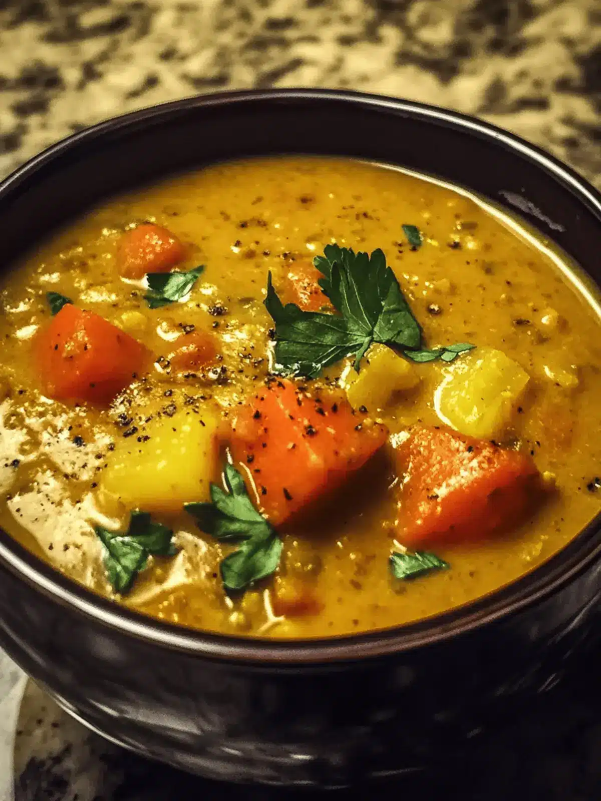 Winter mulligatawny