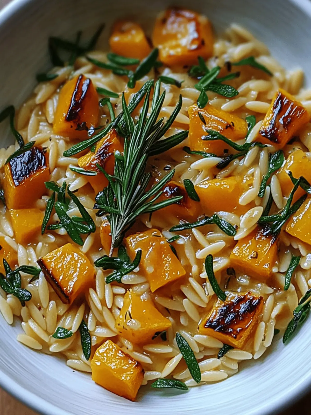 Orzo Roasted Butternut Squash