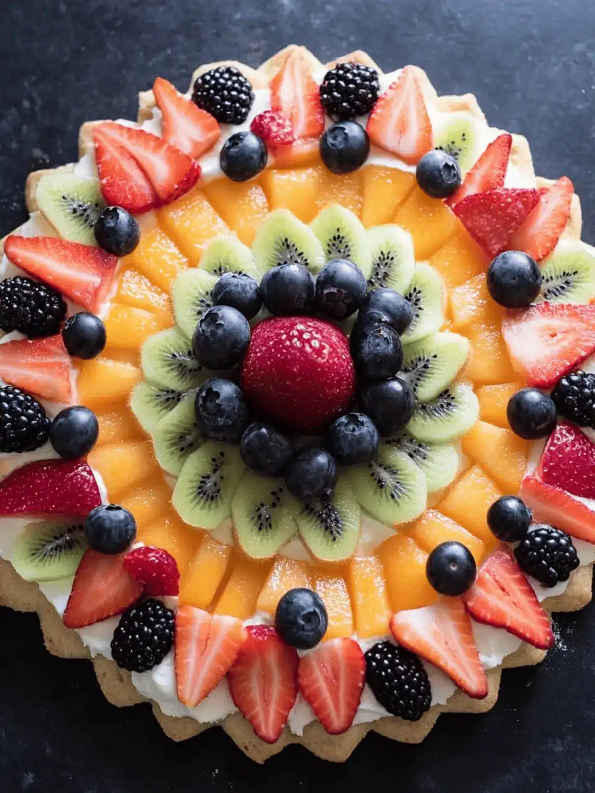 Fruit Pizza with Cream Cheese