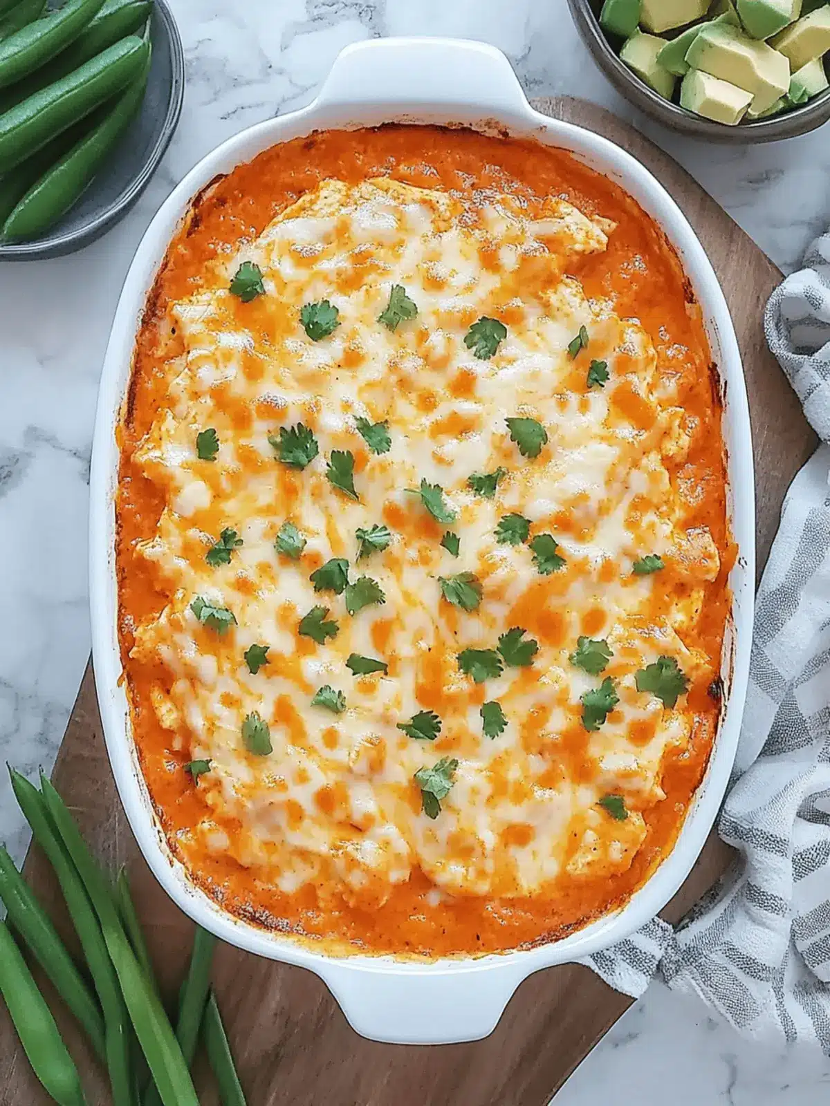 Cottage Cheese Buffalo Chicken Dip