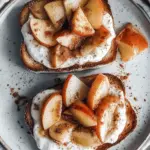 Sautéed Cinnamon Apples and Yogurt Toast