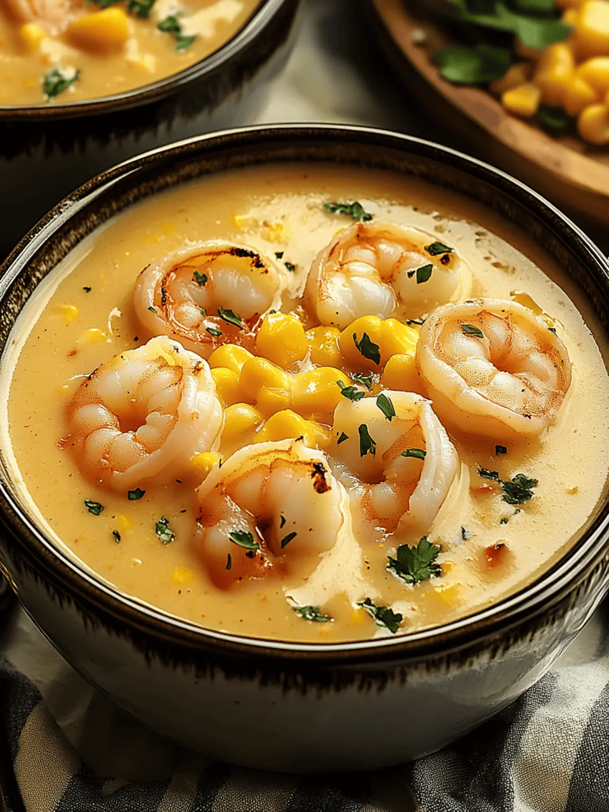 Orleans Shrimp and Corn Bisque