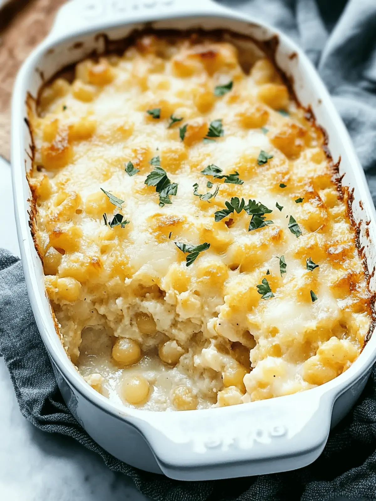 Cheesy Hominy Casserole