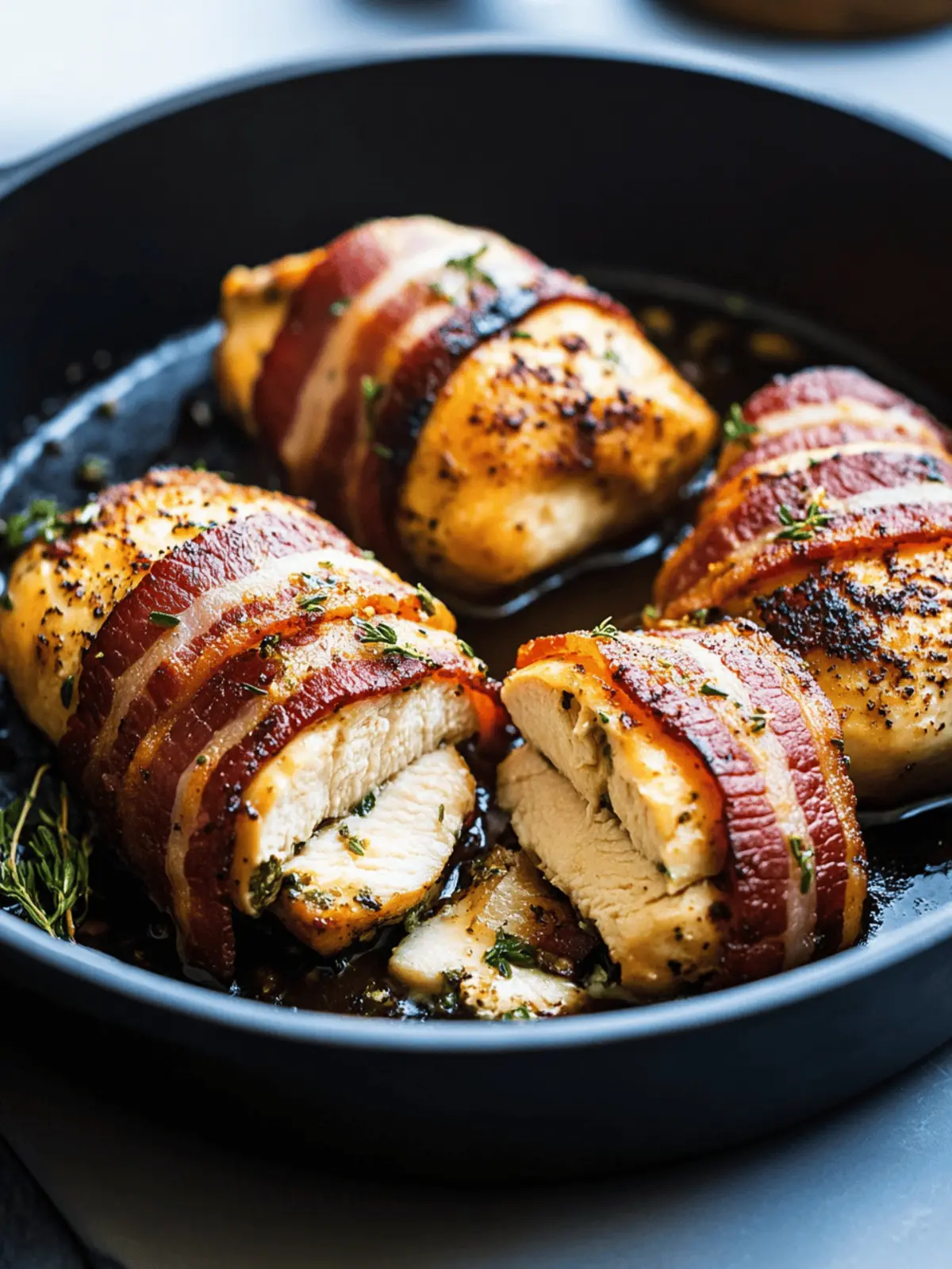 Chicken Breast with Bacon
