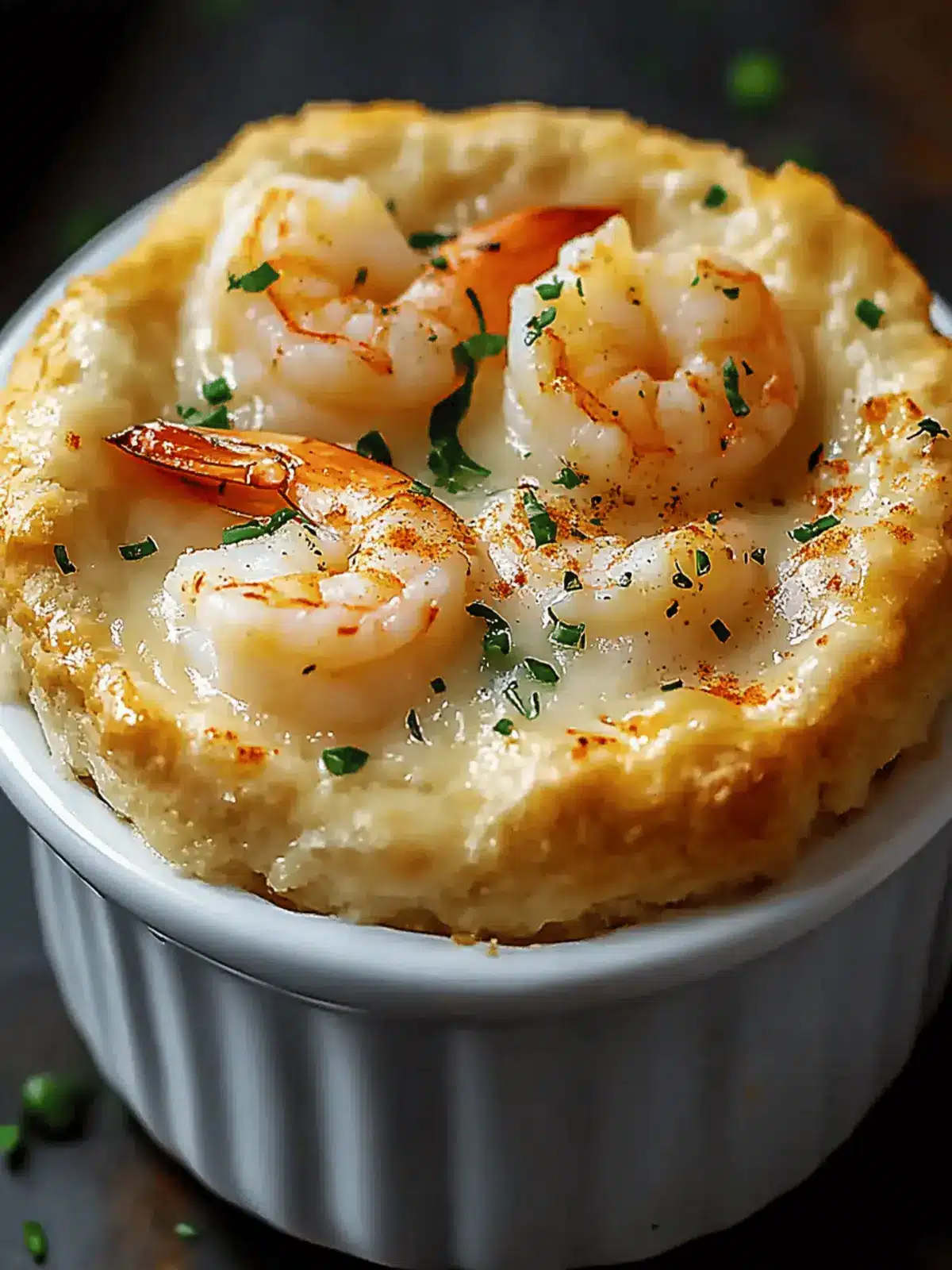 Shrimp & Lobster Cheddar Bay Biscuit Pot Pie