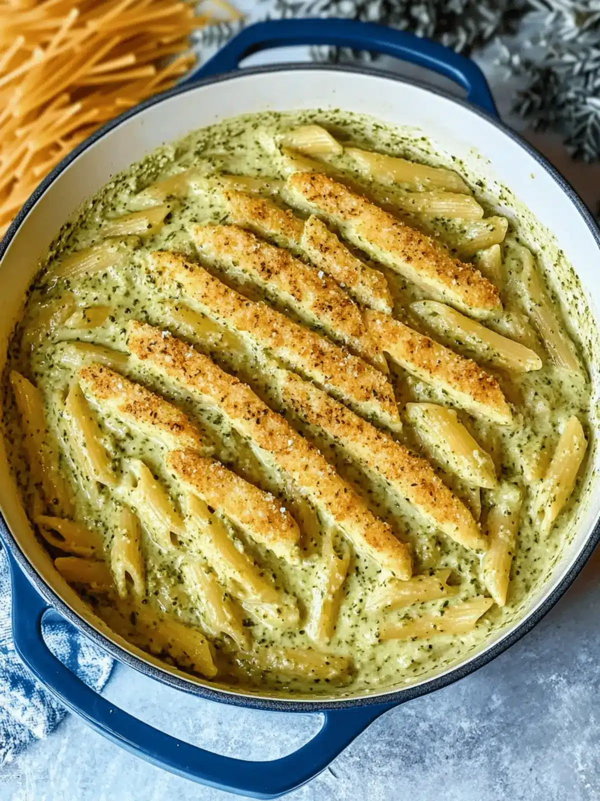 Creamy Pesto Sauce Pasta