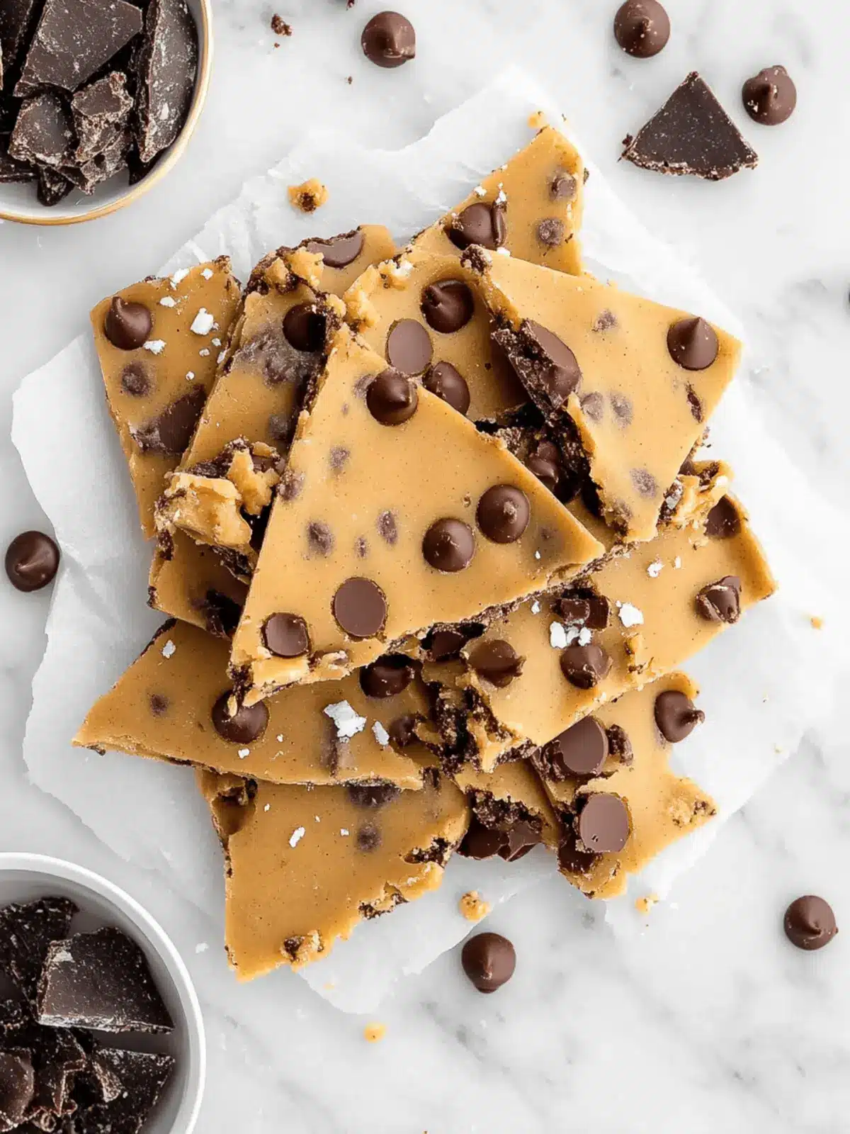 Healthy Cookie Dough Bark