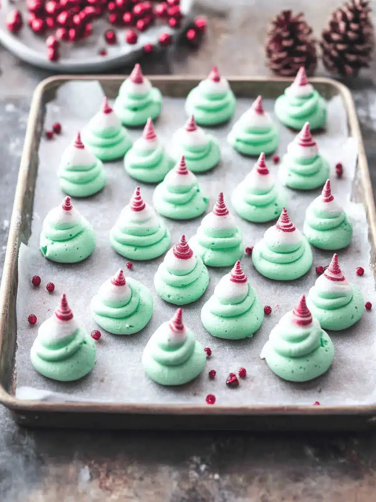 Christmas Meringues