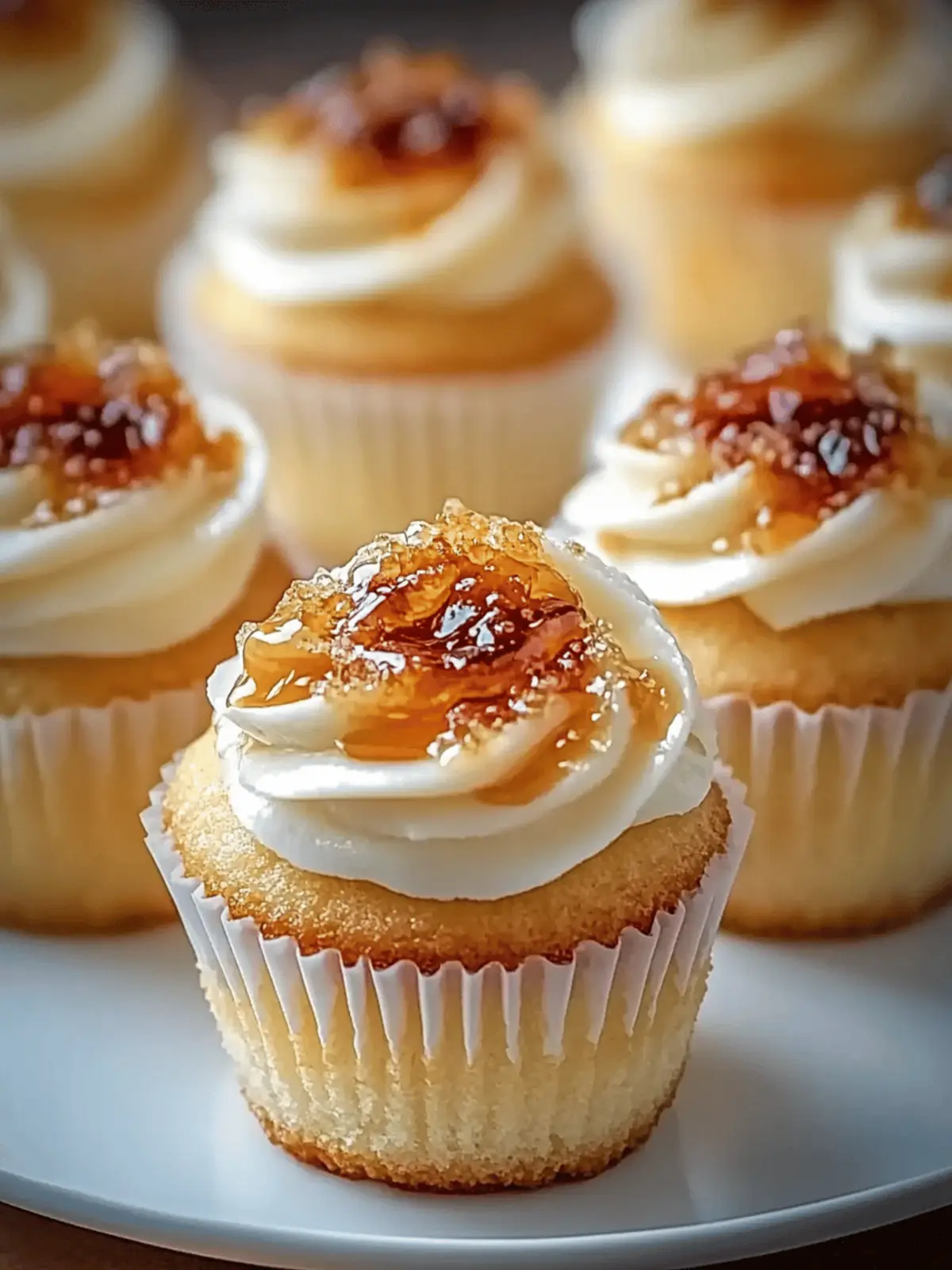 Decadent Vanilla Bean Creme Brulee Cheesecake Cupcakes Revealed 4 Vanilla Bean Creme Brulee Cheesecake Cupcakes