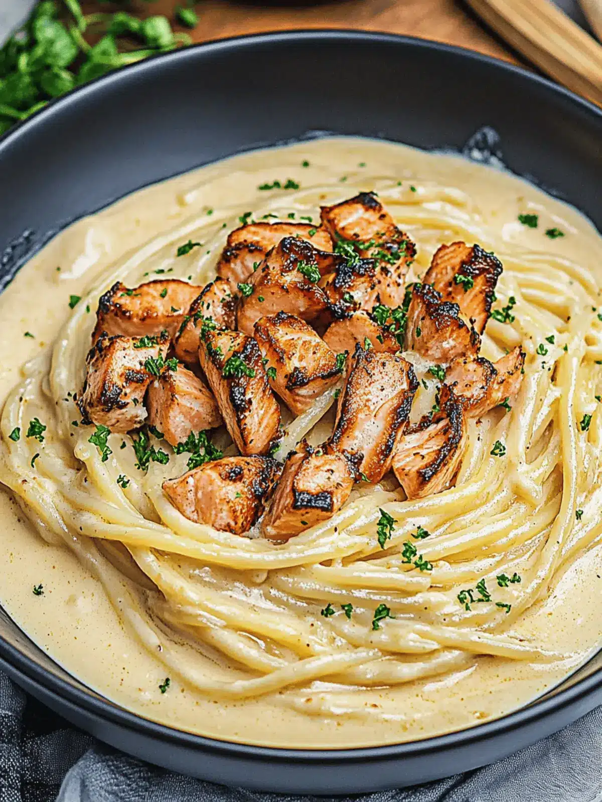 Creamy Salmon Pasta