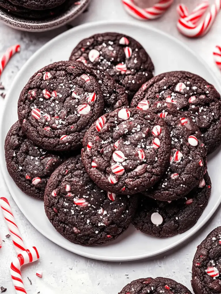 Double Chocolate Peppermint Cookies
