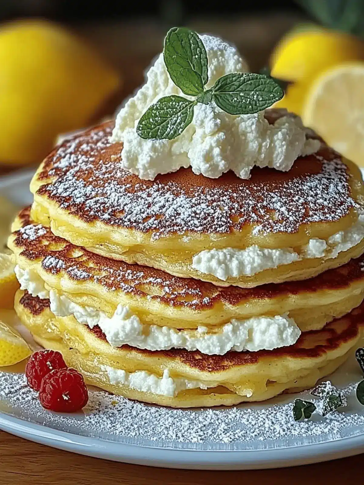 Lemon Ricotta Pancakes